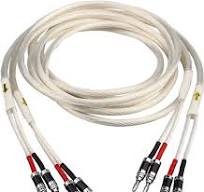 Amazon.com: One Pair HiFi Silver-Plated Speaker Cable Hi-end ...