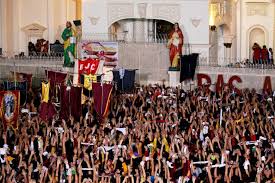 The annual black nazarene procession attracts thousands of attendees each year in manila, philippines. Philippines Cancels Black Nazarene Parade As Pandemic Lingers The Star