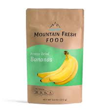 Some say around twenty nine grams serving of banana chips can contain around 9.53 grams of fat, of which if the oil used is not good one, around 8.21 grams are saturated. Buy Mountain Fresh Food Freeze Dried Banana Chips All Natural Healthy Dried Fruit Snacks Crispy Banana Slices Large Resealable Bag 9 6 Ounces Online In Turkey B07p385pyn