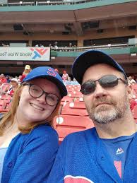 Cubs fan at first game