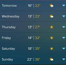 Winds variable at 9 to 31 mph (14.5 to 49.9 kph) (14.5 to 49.9 kph). Perth Weather Live Weekly Forecast Perth Weather Live Facebook