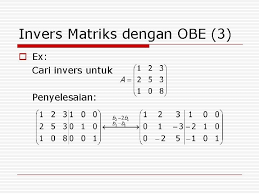 Aljabar Linier Dan Matriks Determinan Invers Transpose Macam