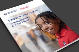 Fundraising brochure at ICS — TODD LENTZ