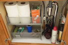 organizing under bathroom sinks