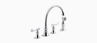 Check spelling or type a new query. K 16109 4 Revival Kitchen Sink Faucet With Scroll Handles Kohler