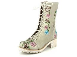 Brako Damen Boots Stiefeletten In Mittel Modell Military Artnr 8403 Gris In Grau Kombi