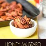 The prep time includes marinating the fish. Roasted Pecans Recipe A Low Carb Substitute For Honey Mustard Pretzels My Life Cookbook