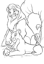 Printable Lion King Coloring Pages Maleboger Lovernes Konge Disney