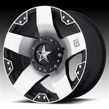 Black And White Rockstar Rims Xd775 Rockstar Machined Wheel Black Wheels Wheel Rims Wheel