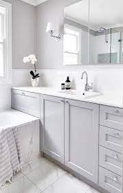 See more ideas about countertops, bathroom countertops, beautiful bathrooms. Beautiful Bathrooms With Subway Tiles And Cabinet 60 Best Ideasvhomez Vhomez Grey Bathroom Tiles Grey Bathroom Cabinets Gray And White Bathroom