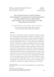 Ibnu katsir berpendapat bahwa nama panjang luqman ialah luqman bin unaqa' bin sadun. Pdf The Transcendent Unity Behind The Diversity Of Religions And Religiosity In The Perspective Of Perennial Philosophy And Its Relevance To The Indonesian Context