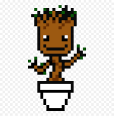 Creating cross stitch patterns from your own pictures is very easy with pic2pat. Download Baby Groot Grid Minecraft Pixel Art Full Size Baby Groot Cross Stitch Pattern Png Free Transparent Png Images Pngaaa Com