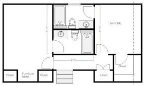 Jack jill shared baths time build house plans 38244. House Floor Plans Jack Jill Bathroom Decor House Plans 116060
