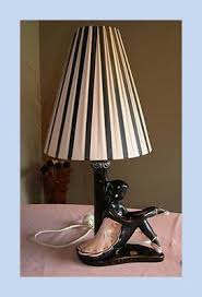 Australia Barsony Ceramics Black Lady Lamp Figurine Barsony Australia The Beautiful Black Ladies Of The Lamp Lamp Vintage Lamps Cool Lamps