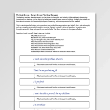Vertical Arrow Down Arrow Vertical Descent Psychology Tools
