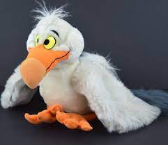 Scuttle 14 Plush The Little Mermaid Bird Disney Seagull Stuffed Toy Vintage The Little Mermaid Toys Mermaid