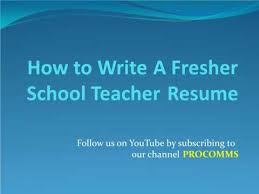 Your own cv needs to be original and tailored to the job you're applying for. How To Write A School Teacher Resume With No Work Experience School Teacher Resume No Experience Youtube