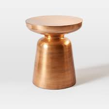 Martini Side Table Metallics Copper Side Table Side Table Silver Side Table