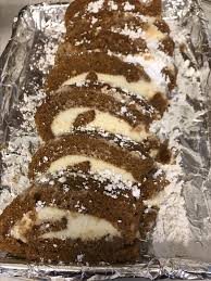 Cutting it more on the thin side, about 3/4 inch thick, you can get up to 15 slices. Cream Cheese Pumpkin Roll Recipe Allrecipes