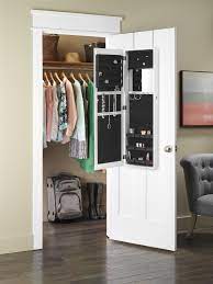 Alternatively, an over the door jewelry organizer helps you look at your entire jewelry collection in a glance. Fingerhut Mcleland Design Over The Door Jewelry Storage
