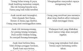 Antologi tingkatan 2 baik budi bahasa, indah bahasa pendeklamasi puisi tradisional direka cipta oleh myteach sdn. Pantun Nasihat 4 Kerat