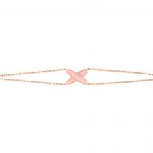 Men's bracelets from the world's top designers. Chaumet Jeux De Liens Rose Gold Pink Opal Diamond Bracelet Maison Birks
