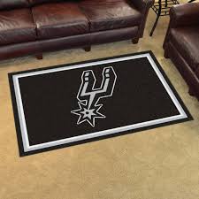 San antonio spurs rugs & mats officially licensed for all spurs fans! San Antonio Spurs 4 X 6 Area Rug