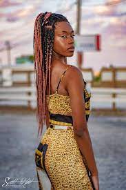 Rose Gold Pink Box Braids Rose Gold Box Braids Box Braids Alt Box Braids