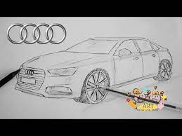 Art Draw And Paint How To Draw Car Audi A4 Audi A4 Audi Car Drawings