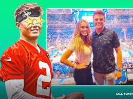 Who is zach wilson's girlfriend? Jets News Zach Wilson Shows Up At Knicks Game With Girlfriend