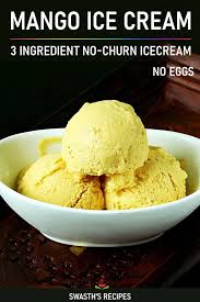 Mango Ice Cream Recipe Without A Ice Cream Maker Mango Dessert Recipes Recipe Mango Dessert Recipes Mango Dessert Mango Ice Cream Recipe