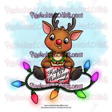 So, remember that cute owl card i made the week before last. Rudolph Free Digital Stamp Redonkadoodles