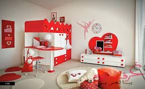 مجلة غرف نوم غرف نوم الاطفال باللونين الابيض والاحمر
