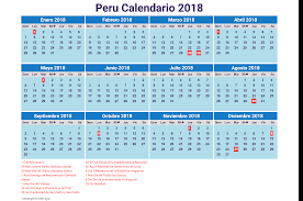 Calendário 2018 Com Feriados Para Imprimir Resultado De Imagen Para Calendario 2018 Peru Con Feriados Periodic Table Diagram