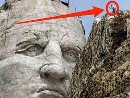 The sitting bull and sakakawea monuments stand in a remote spot on sd highway 1806, two miles southwest of mobridge, overlooking the missouri river. Why The World S Largest Monument Isn T Finished 70 Years On In Photos