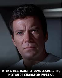 I think that many people's understanding of Kirk is very superficial at  best. They only look at the character from his sexual prowess or charisma  point of view, while under the superficiality