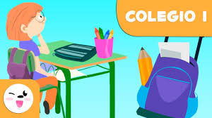 El colegio: Episodio 1 - Vocabulario par niños - YouTube