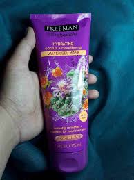 Freeman beauty, feeling beautiful, hydrating gel cream beauty mask, glacier water + pink peony, 6 fl oz (175 ml). Review Freeman Hydrating Cactus Cloudberry Water Gel Mask Tampil Cantik