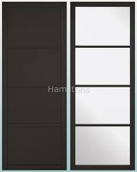 Prefinish using our premium fortress coating systems. Lpd Black Soho Industrial Style Solid Panel And Glazed Doors Hamiltons Doors And Floors