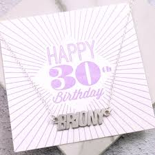 Would you like to see our gift wrapping in action? 30th Birthday Her Sterling Silver 30th Birthday Gift Her 30th Birthday Dainty