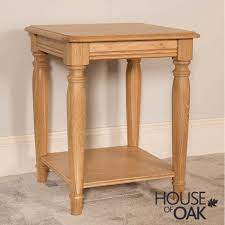 Whether you need a side table with 1 drawer or 2 drawers, even with a door you are sure to find the perfect match for your requirement at oak world. Lyon Oak Lamp Table House Of Oak