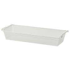 4.3 out of 5 stars 189. Komplement White Mesh Basket With Pull Out Rail 100x35 Cm Ikea