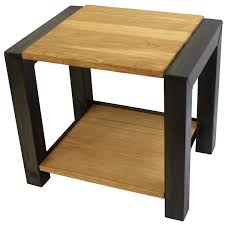 Table de chevet, chêne et laiton prix constaté 345 €* ledger, table de chevet en chêne esme, table de vite ! Chevet Chene Et Metal Spirit