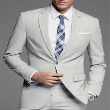 Elle mesure 188cm de longueur. Custom Made Mode Gris Clair Smokings De Marie Meilleur Homme Costume Mariage Homme Deux Pieces Veste Pantalon Aliexpress