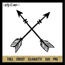 Crossed Arrows Svg Me Arrow Svg Svg Cricut Free