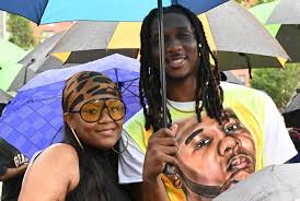 Not even the rain could dampen the love or the legacy