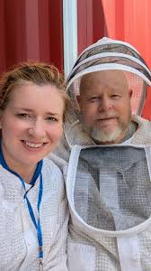 What is the behavior of bees called when they work together?