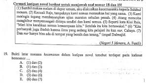 Contoh Soal Bukti Latar Suasana Dalam Cerita Pembahasan Soal Un 2019 Bahasa Indonesia Sma Nomor 19 Zuhri Indonesia