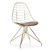 The dining chairs are not just famous for their extraordinary design and looks. Gold Moda Wire Metal Dining Chair Cd6 Designer Dining Furniture