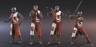 3d Character Model 13th Century Heraldic Knight Character Modeling 3d Character Knight